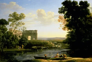 Pastorales Capriccio mit dem Konstantinsbogen